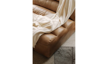 The Carpentry Shop Co. RAMSAY LEATHER SLIPPER CHAIR TAN RAMSAY LEATHER SLIPPER CHAIR TAN