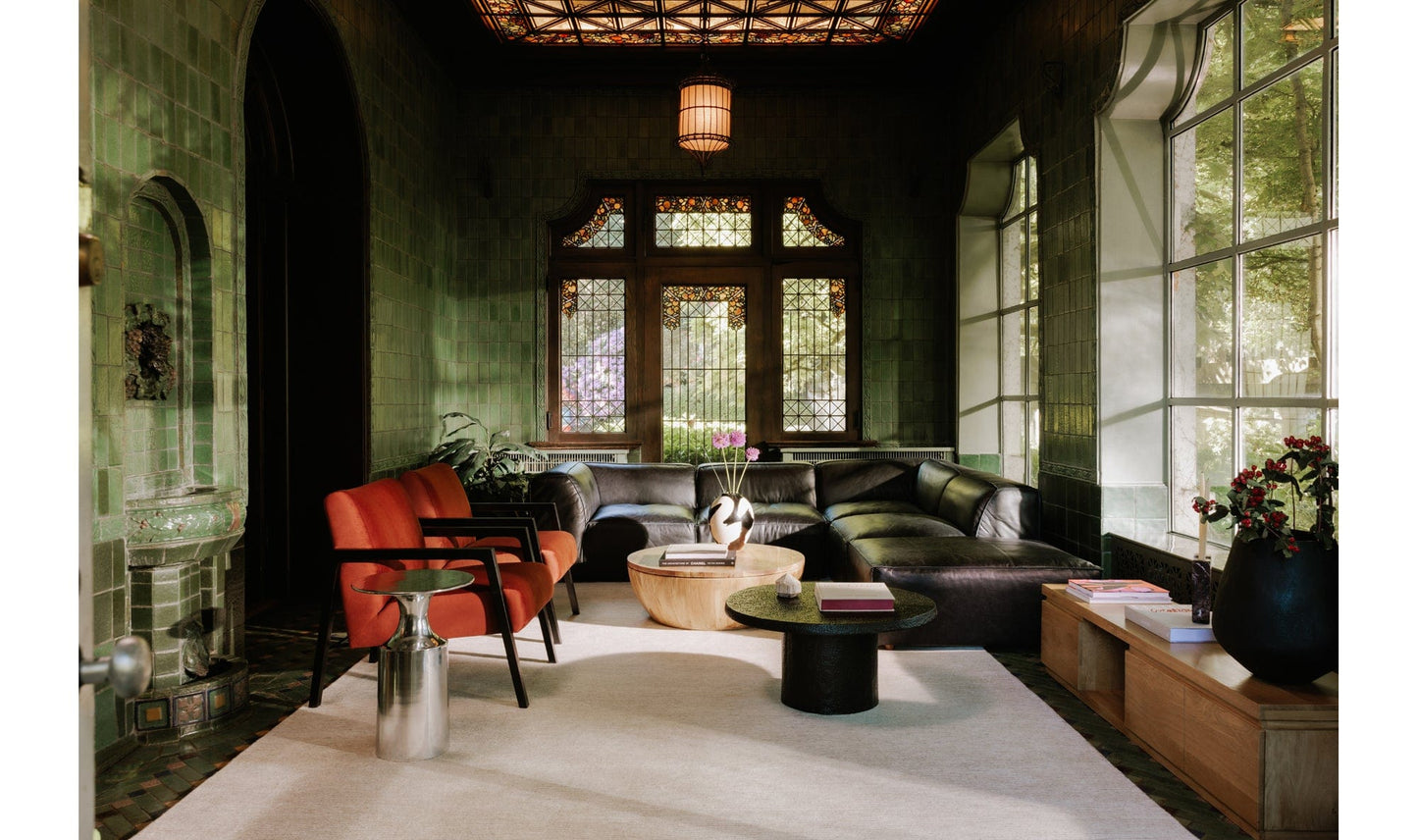 The Carpentry Shop Co. Rassa Polished Silver Accent Table Rassa Polished Silver Accent Table