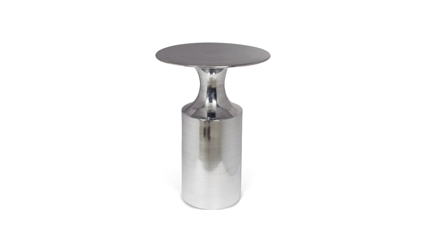 The Carpentry Shop Co. Rassa Polished Silver Accent Table Rassa Polished Silver Accent Table