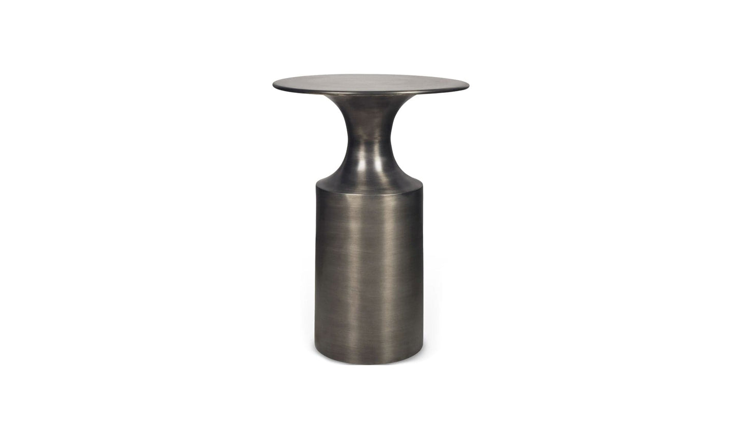 The Carpentry Shop Co. Rassa Polished Zinc Accent Table Rassa Polished Zinc Accent Table
