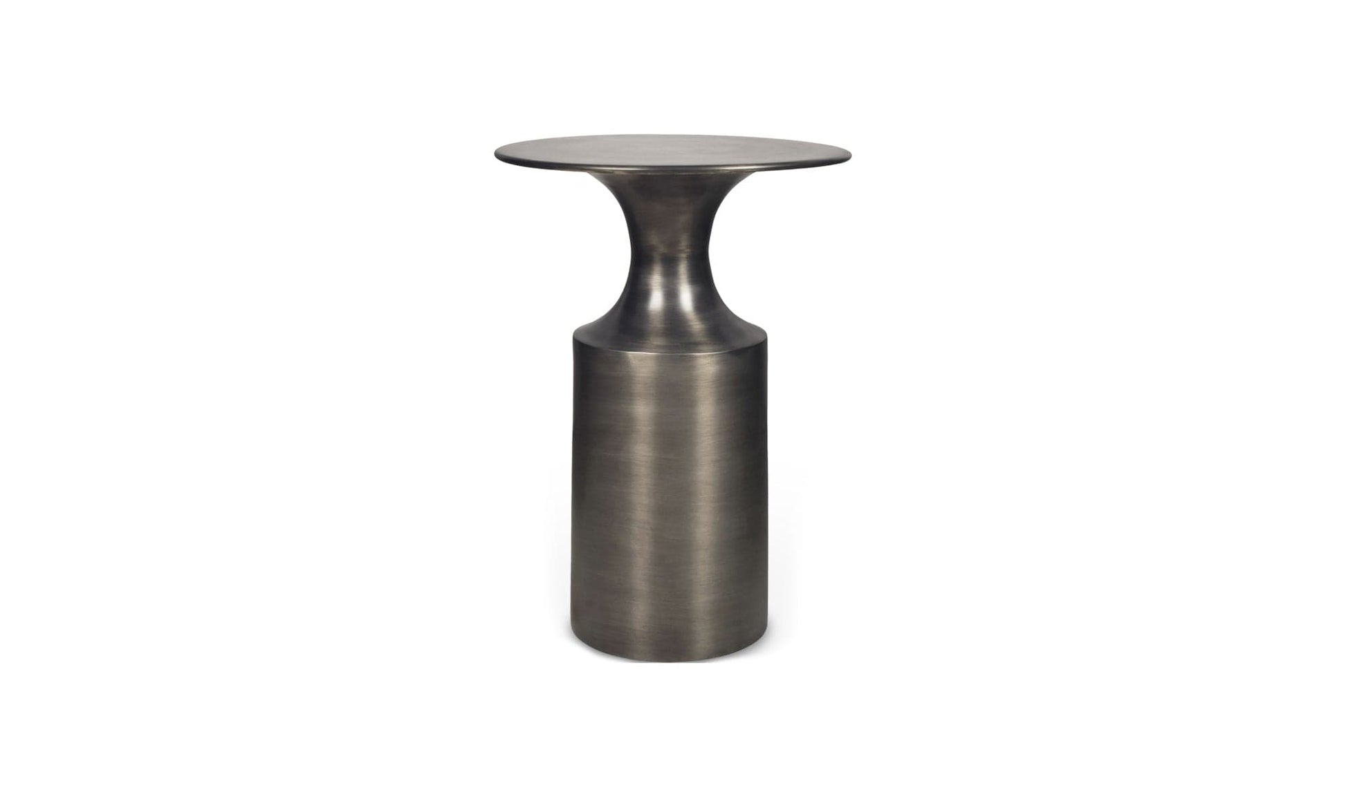 The Carpentry Shop Co. Rassa Polished Zinc Accent Table Rassa Polished Zinc Accent Table