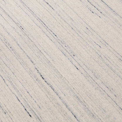 Contemporary Ivory Design Hand Loomed Wool Rug.