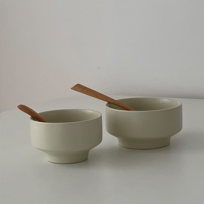 Kanyon Shop Cream Small Bowl Retro Ramen bowls