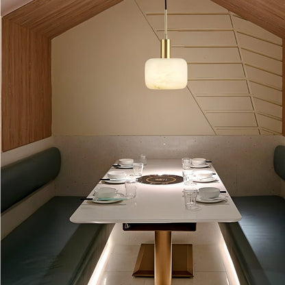 Revina Alabaster Pendant Light.