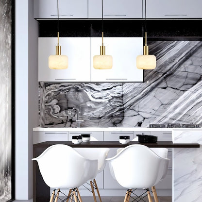 Revina Alabaster Pendant Light.