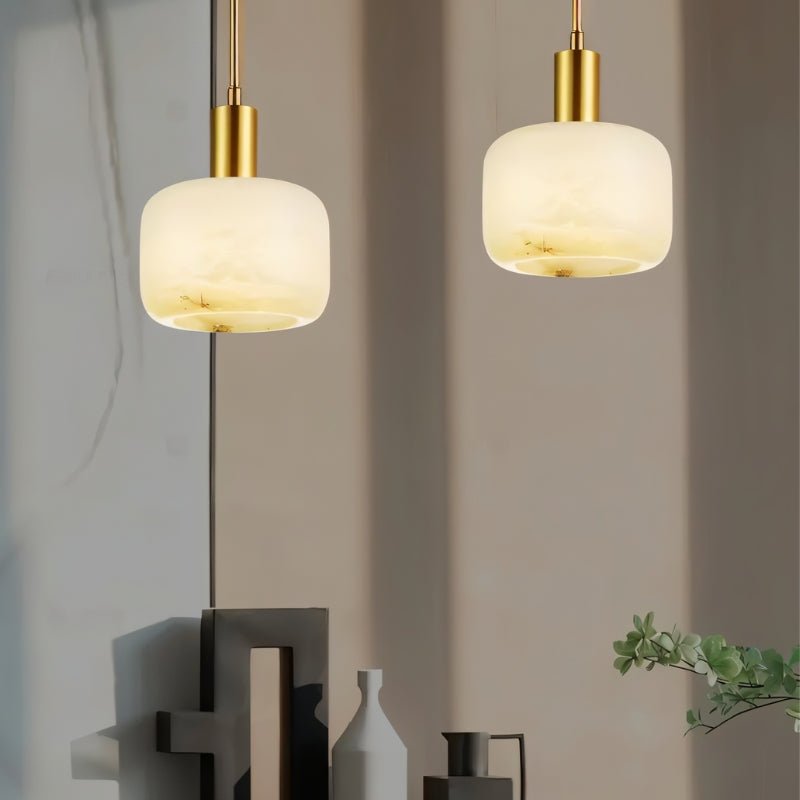 Revina Alabaster Pendant Light.