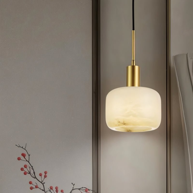 Revina Alabaster Pendant Light.