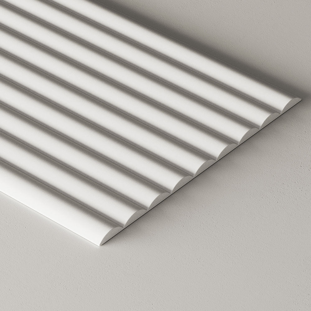 Paintable Ribbed Wall Panels.