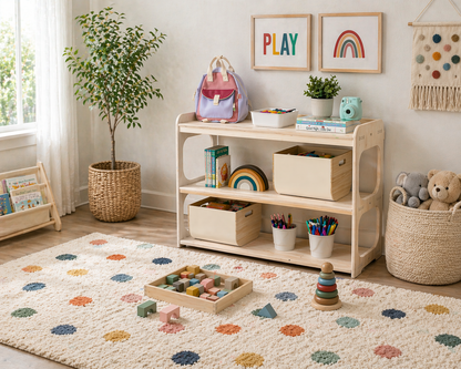 RILEY- Open Sided Toy Shelf