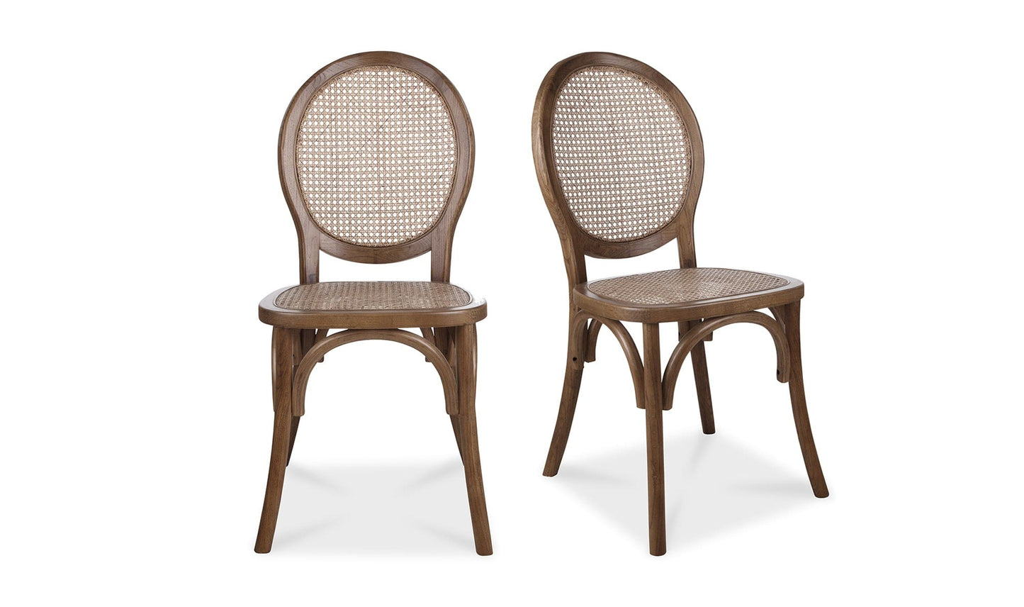 The Carpentry Shop Co. Rivalto Dining Chair Brown - Set Of Two Rivalto Dining Chair Brown - Set Of Two