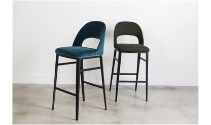 The Carpentry Shop Co. Roger Bar Stool Teal Roger Bar Stool Teal