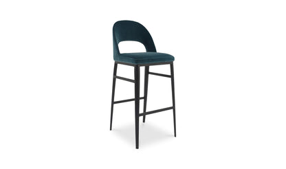 The Carpentry Shop Co. Roger Bar Stool Teal Roger Bar Stool Teal