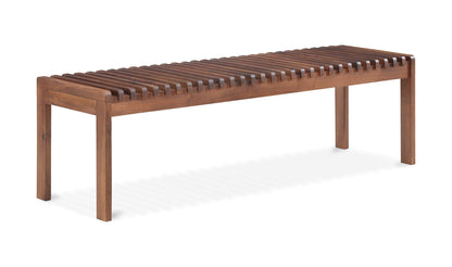The Carpentry Shop Co. ROHE WALNUT BENCH NATURAL ROHE WALNUT BENCH NATURAL