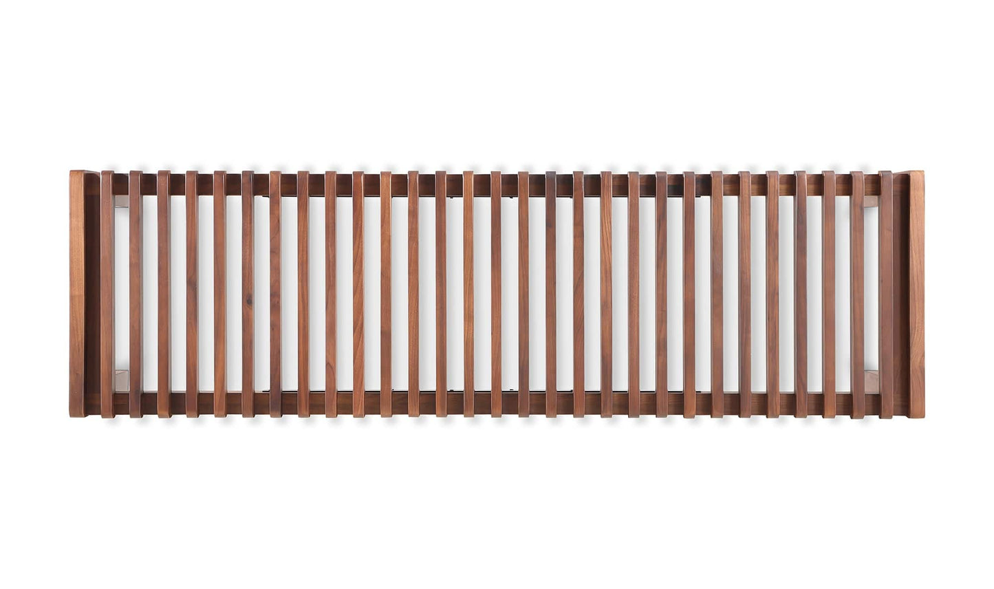 The Carpentry Shop Co. ROHE WALNUT BENCH NATURAL ROHE WALNUT BENCH NATURAL