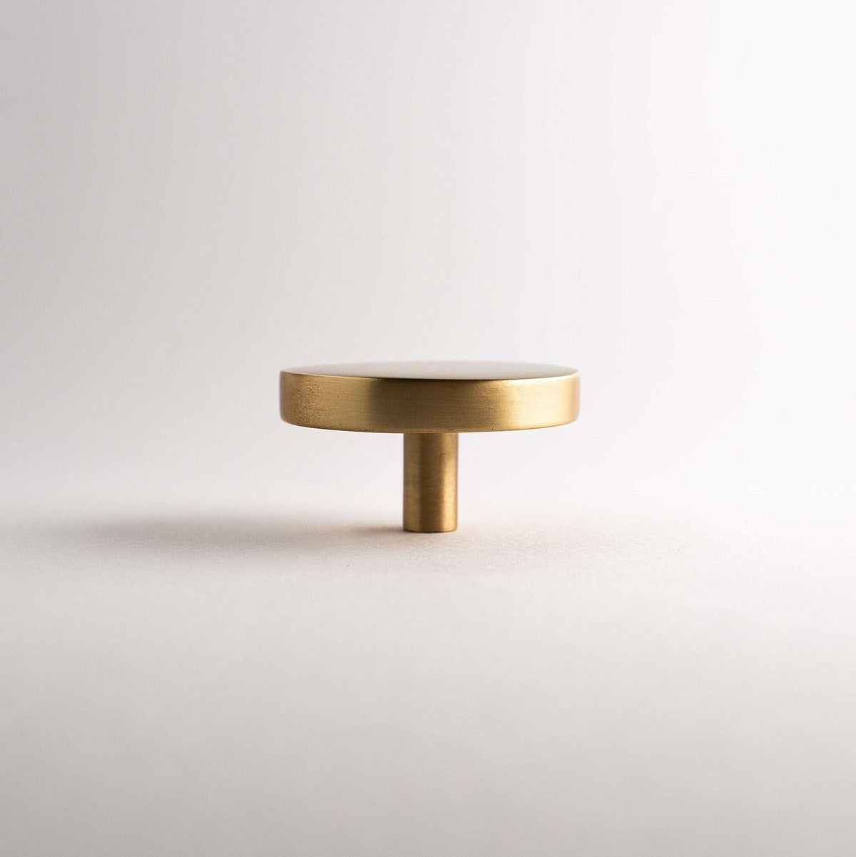 Rondelle, Solid Brass Cabinet Knobs.