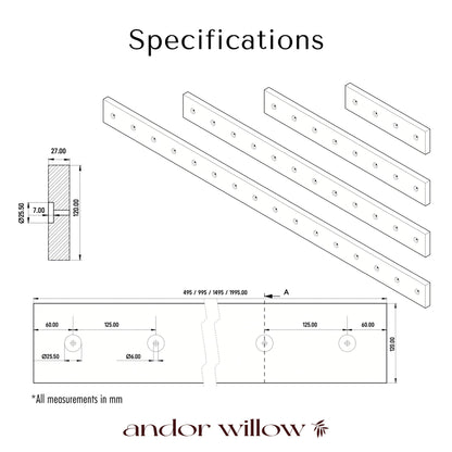 Room Divider Floor/Ceiling Base