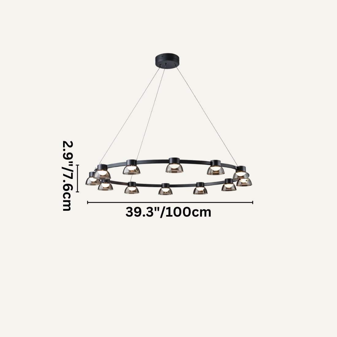 Ropa Chandelier.