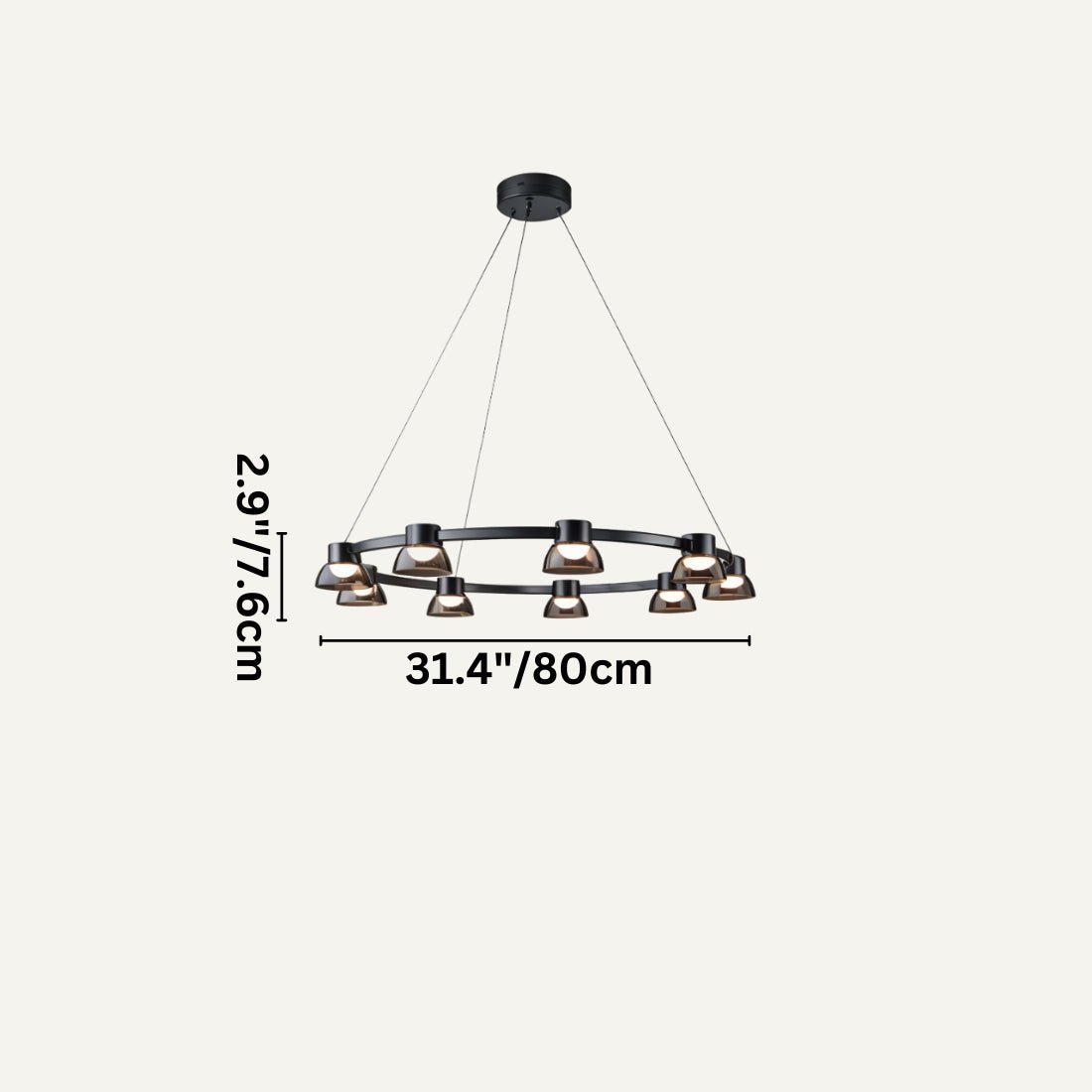 Ropa Chandelier.