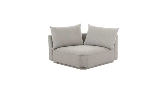 Moe's Home Collection LIGHT GREY Rosello Modular Corner Chair Rosello Modular Corner Chair