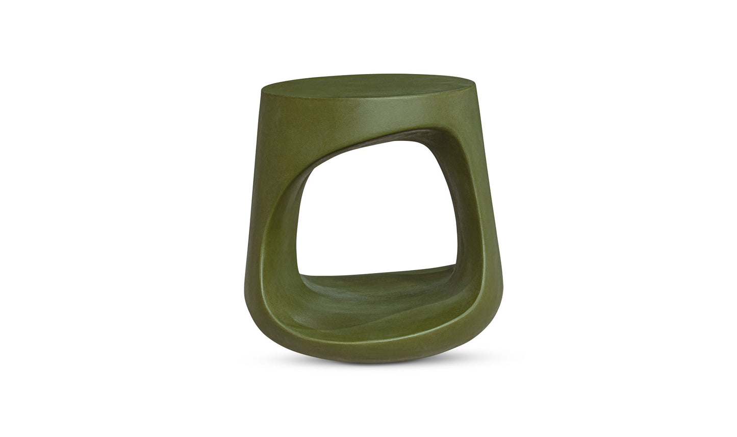 Moe's Home Collection Rothko Outdoor Stool Green Rothko Outdoor Stool Green