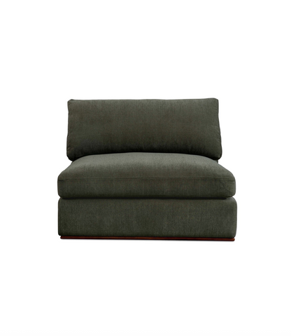 Rue Slipper Chair Deep Green