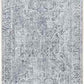 Mark & Day Rug 2'7" x 7'10" Whitten Traditional Light Gray Washable Area Rug