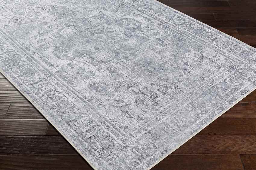 Mark & Day Rug Whitten Traditional Light Gray Washable Area Rug