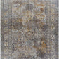 Mark & Day Rug 6'7" x 9' Willey Traditional Charcoal Washable Area Rug