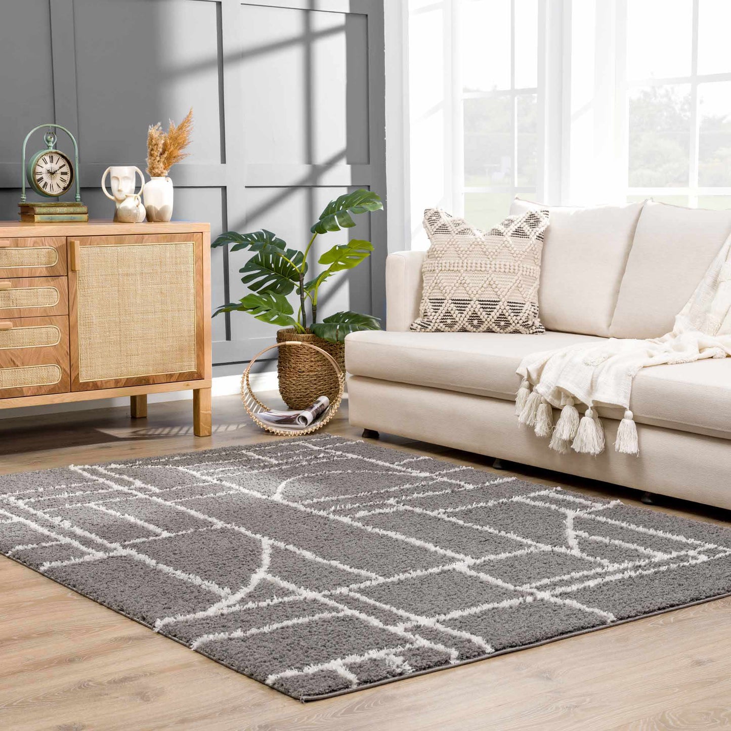 Boutique Rugs Rugs Andia Charcoal Area Rug