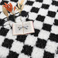 Boutique Rugs Rugs Atira Black & White Checkered Area Rug