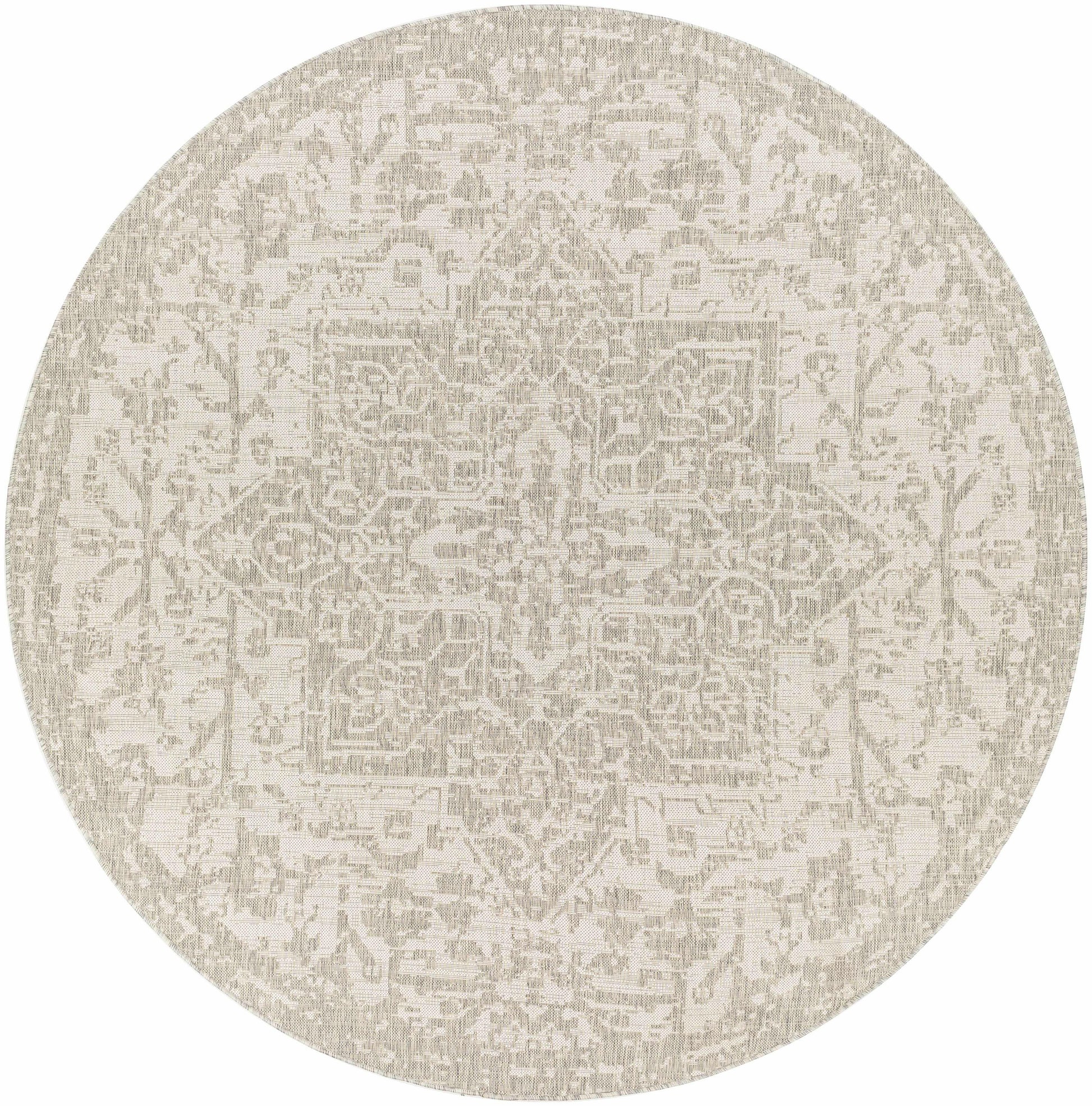 Boutique Rugs Rugs 7'10" Round Beige Kilmacolm Area Rug