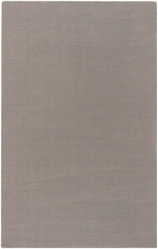 Boutique Rugs Rugs 5' x 8' Rectangle Brockton Solid Wool Gray Area Rug