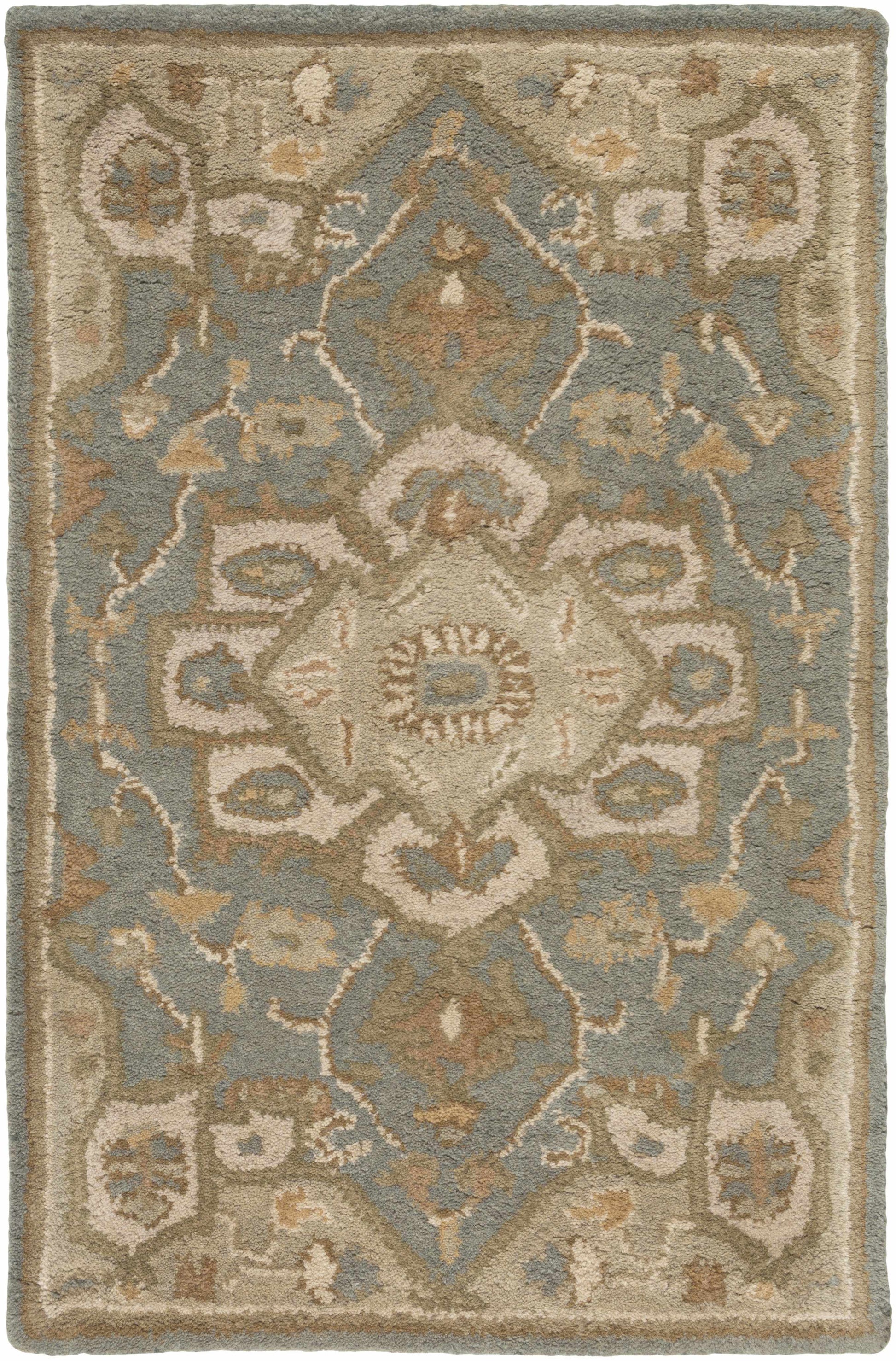 Boutique Rugs Rugs 2' x 3' Rectangle Broomfield Gray 1144 Wool Area Rug