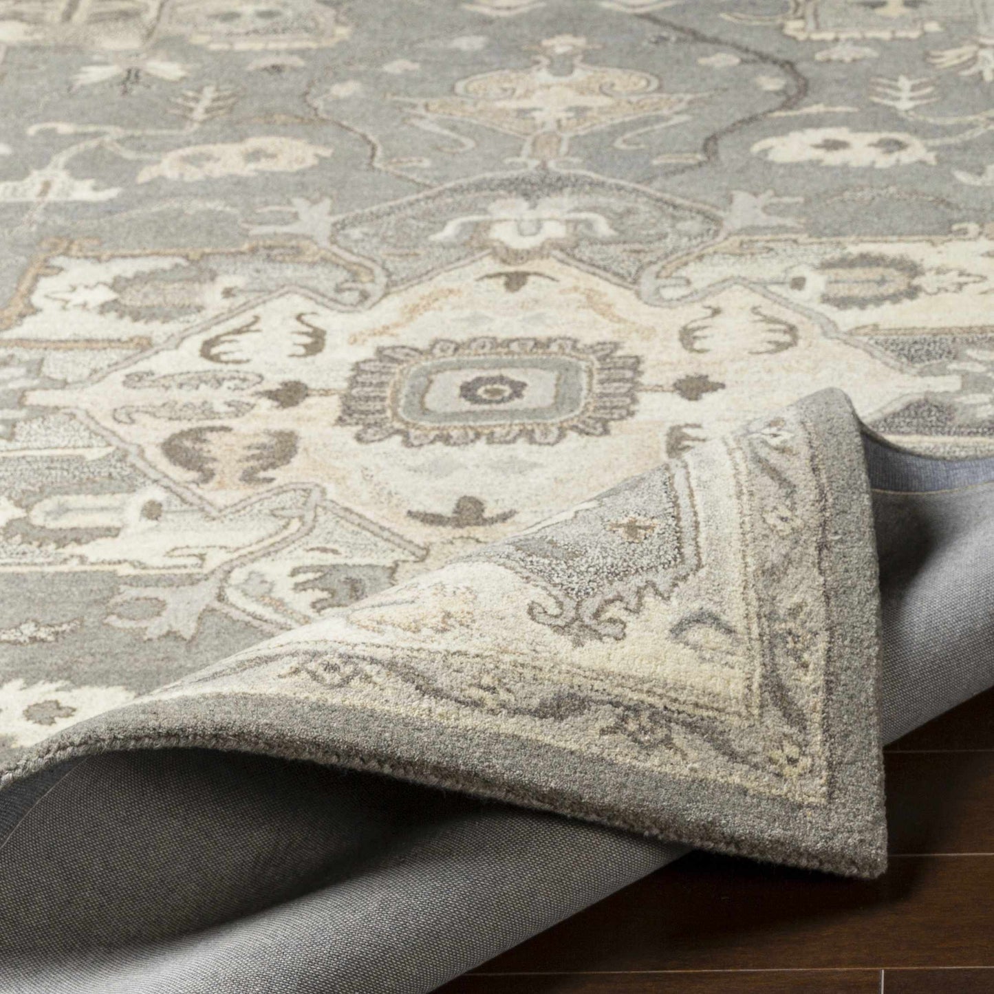 Boutique Rugs Rugs Broomfield Hand Tufted Taupe 1196 Area Rug