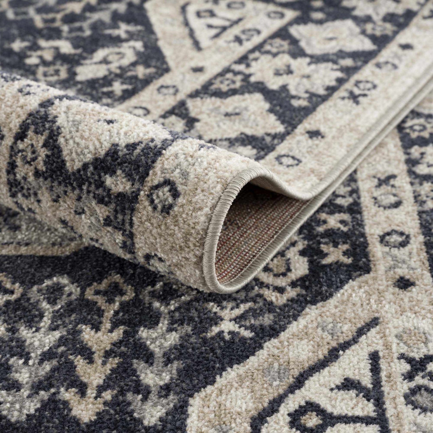 Boutique Rugs Rugs Cabacungan Cream & Gray Washable Area Rug