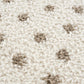 Boutique Rugs Rugs Chaia Dotted Cream & Brown Plush Rug