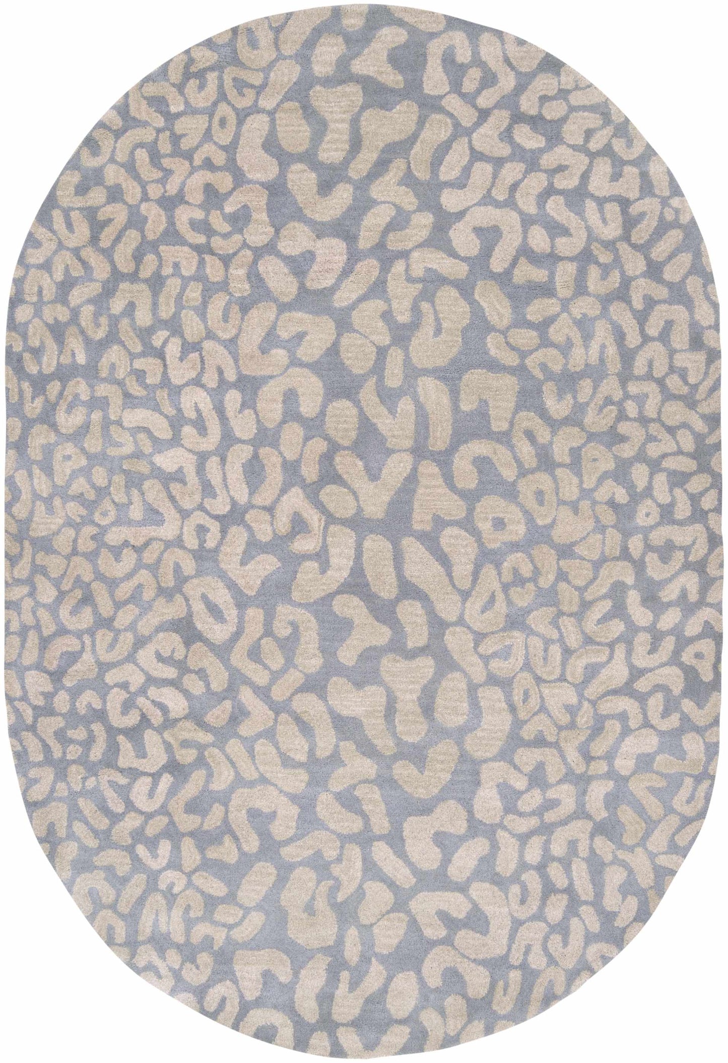 Boutique Rugs Rugs 6' x 9' Oval Curwensville Leopard Print Area Rug
