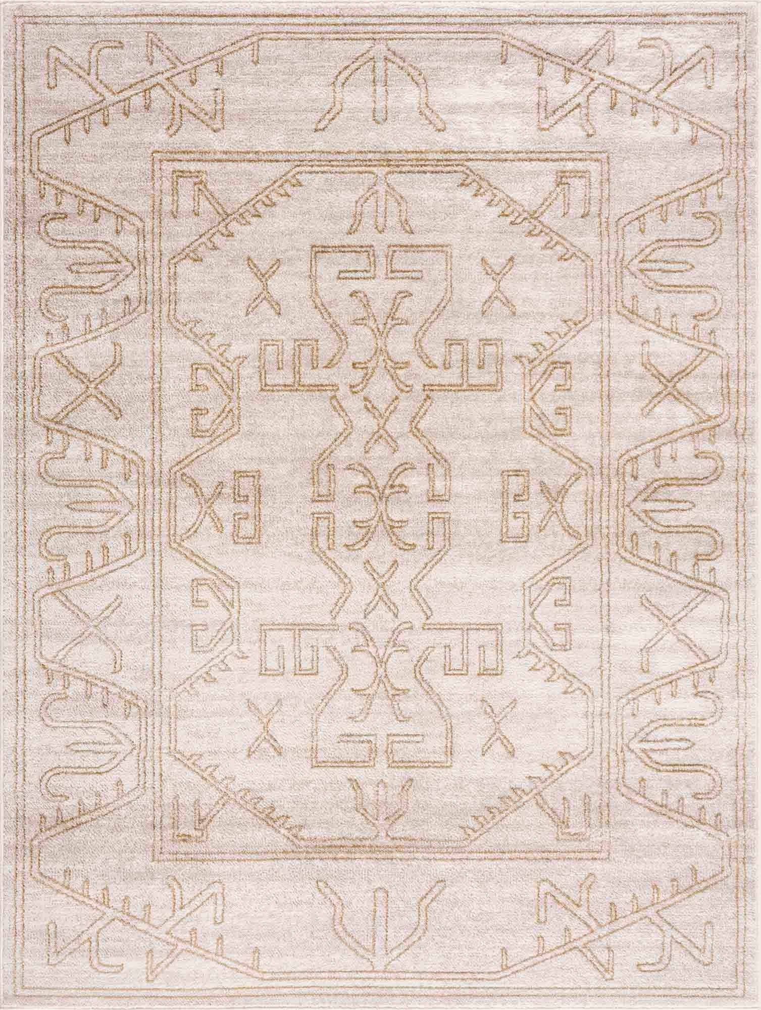 Boutique Rugs Rugs Divya Cream & Gold Area Rug - Limited Edition Divya Cream & Gold Area Rug - Limited Edition