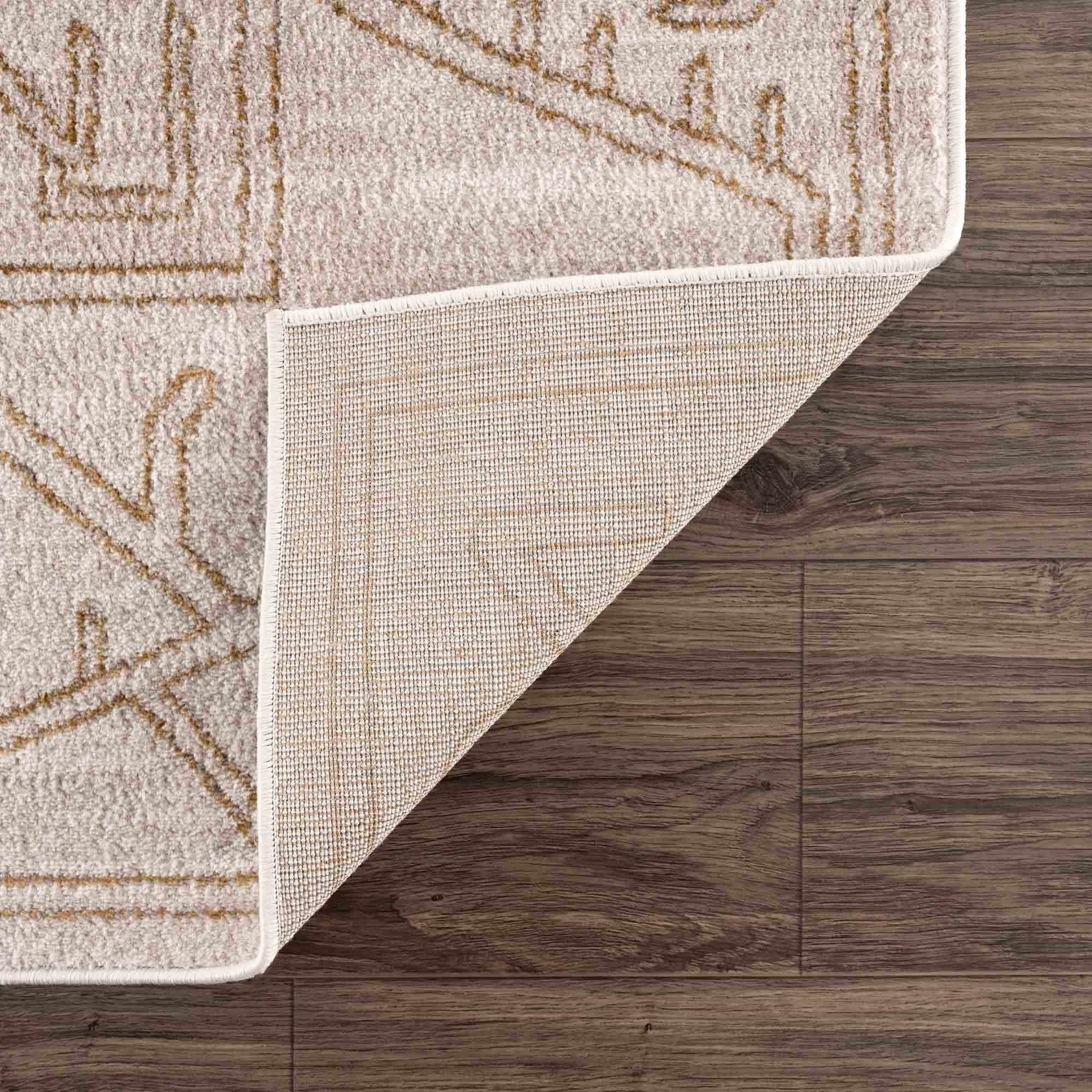Boutique Rugs Rugs Divya Cream & Gold Area Rug - Limited Edition Divya Cream & Gold Area Rug - Limited Edition