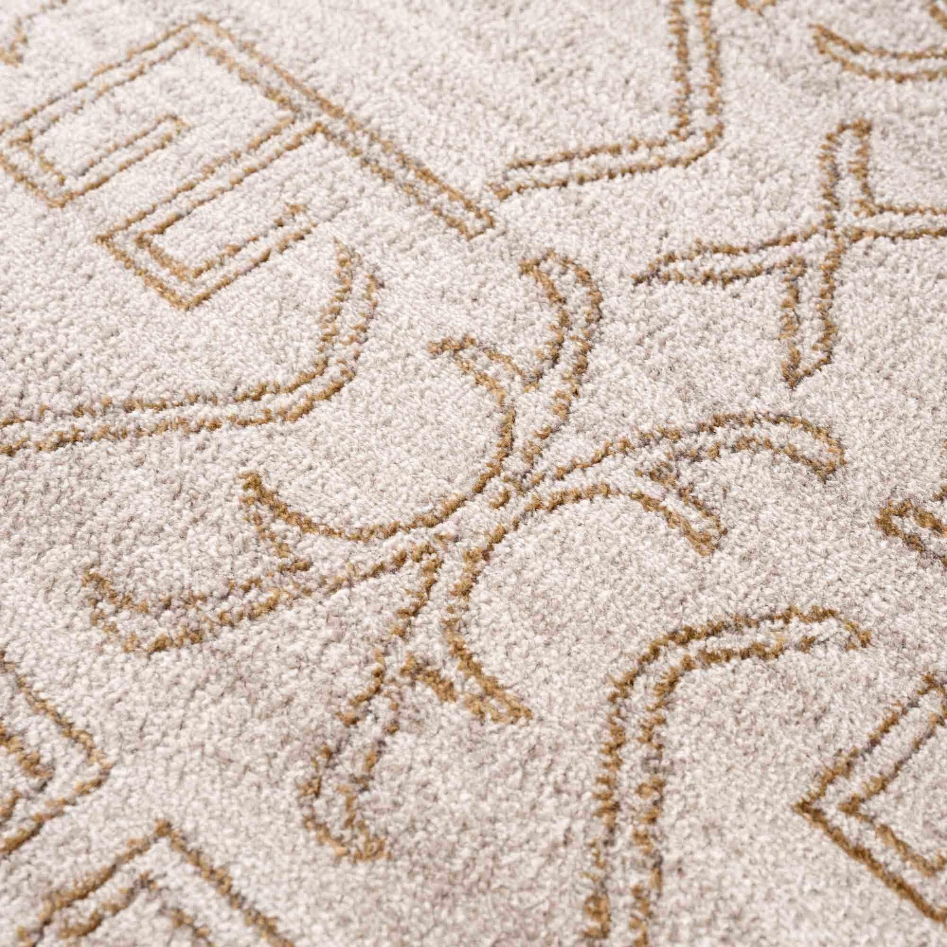 Boutique Rugs Rugs Divya Cream & Gold Area Rug - Limited Edition Divya Cream & Gold Area Rug - Limited Edition