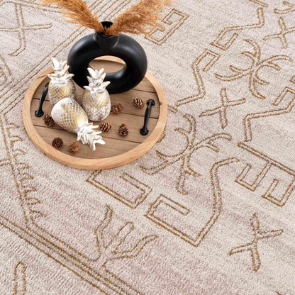 Boutique Rugs Rugs Divya Cream & Gold Area Rug - Limited Edition Divya Cream & Gold Area Rug - Limited Edition