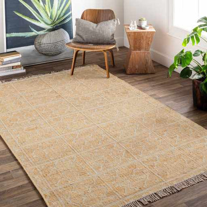 Boutique Rugs Rugs Rice Handcrafted Fringed Jute Carpet Rice Handcrafted Fringed Jute Carpet