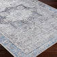 Boutique Rugs Rugs Rosman Blue&Beige Washable Area Rug