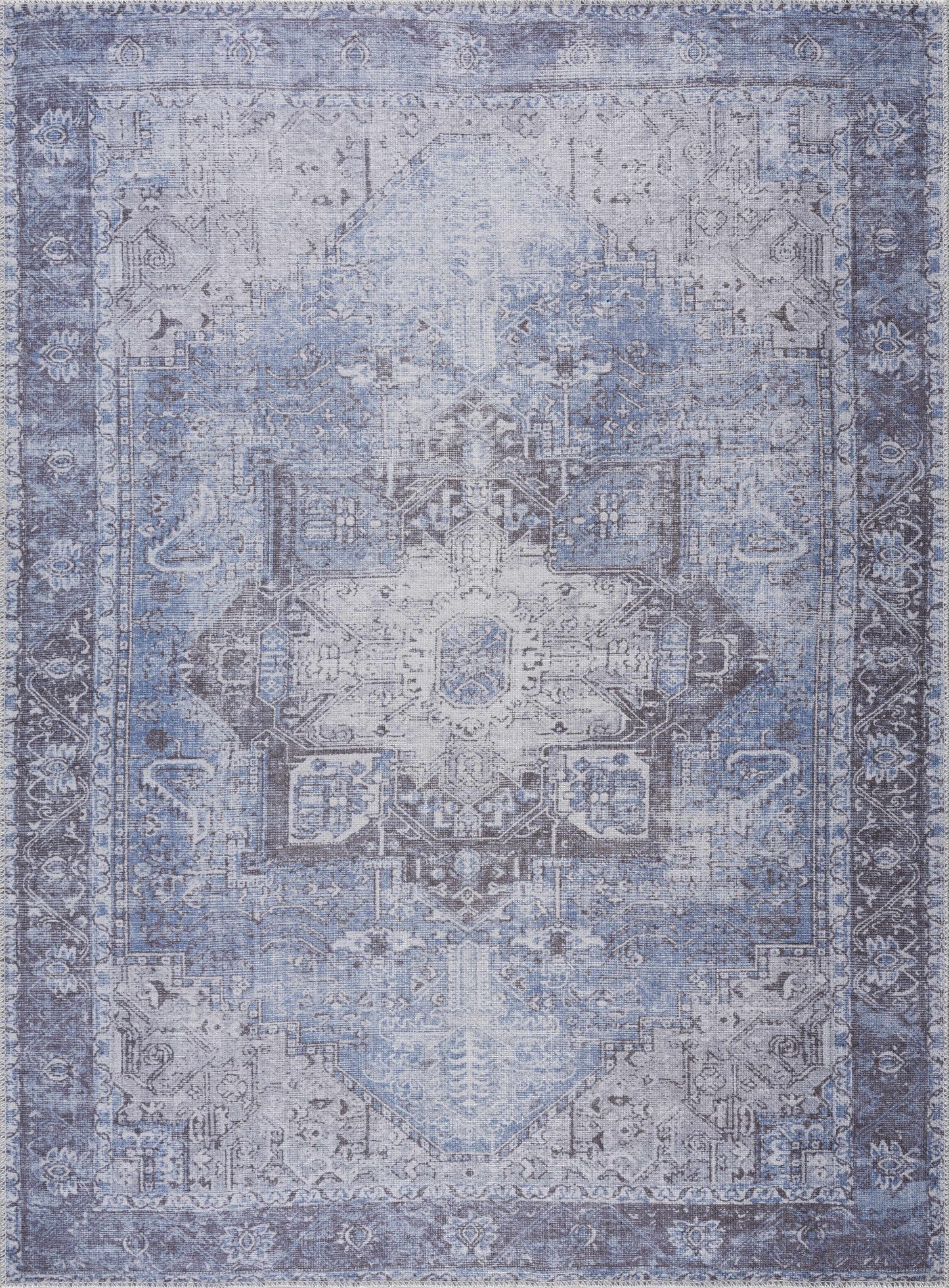 Boutique Rugs Rugs Rosman Blue Washable Area Rug