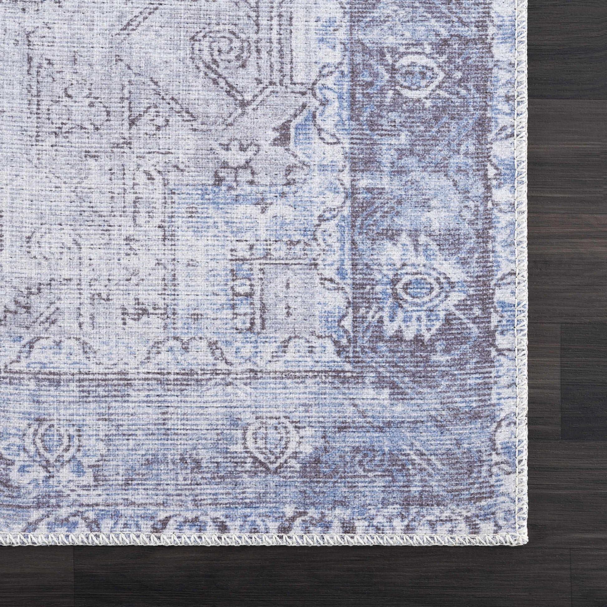 Boutique Rugs Rugs Rosman Blue Washable Area Rug