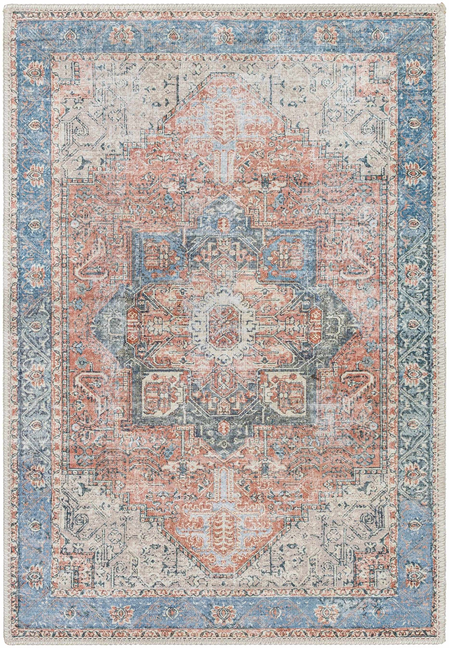 Boutique Rugs Rugs Rosman Distressed Washable Rug