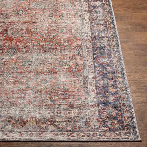 Boutique Rugs Rugs Rust Anahawan Distressed Washable Area Rug