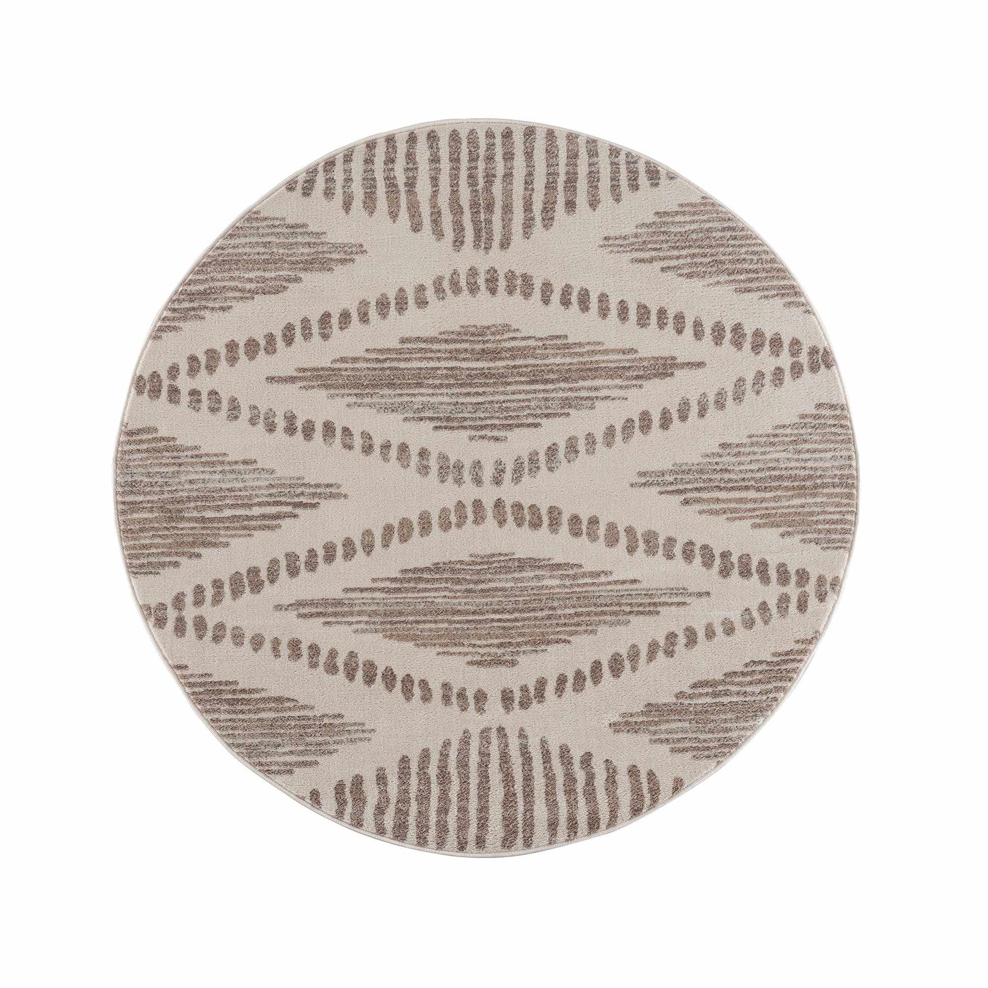 Boutique Rugs Rugs 7'10" Round Tigrisis Beige 2328 Area Rug