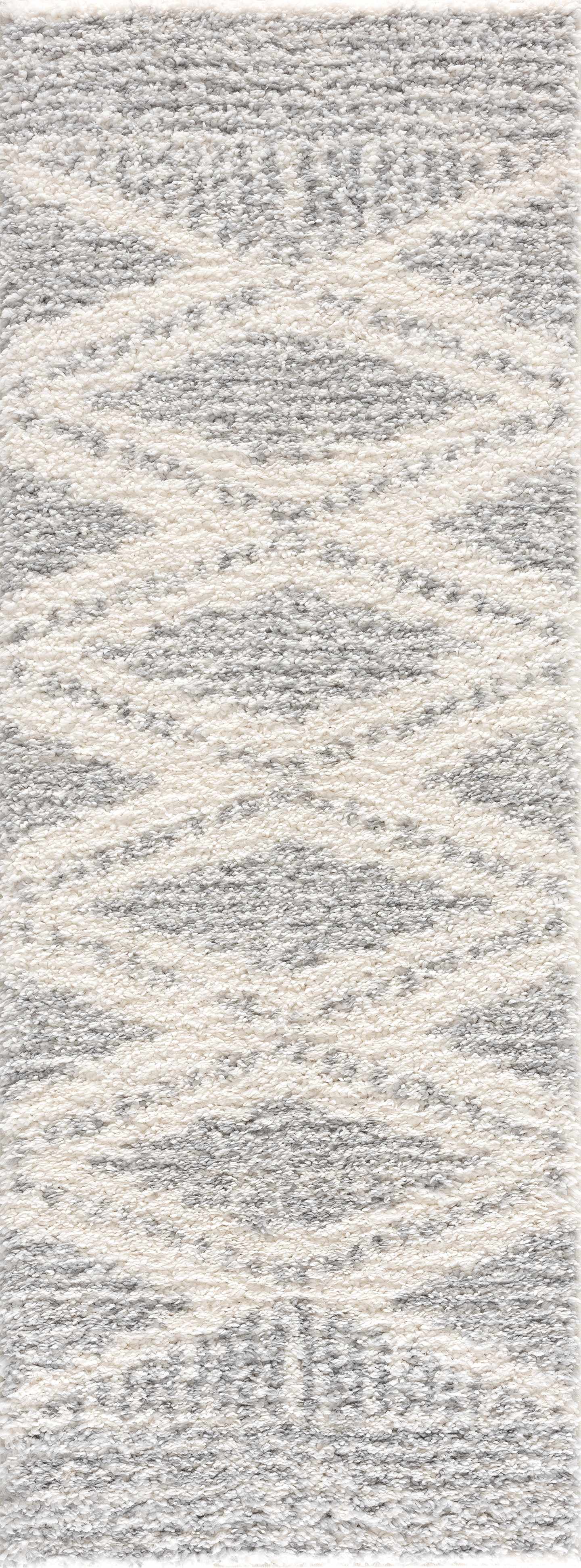 Boutique Rugs Rugs 2'7" x 7'3" Runner Trunding Plush Area Rug in Gray