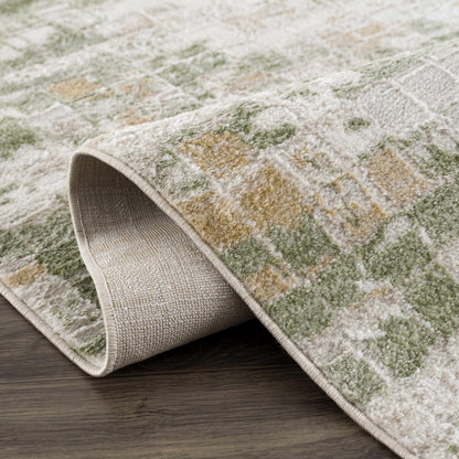 Liveri Green Mosaic Rug